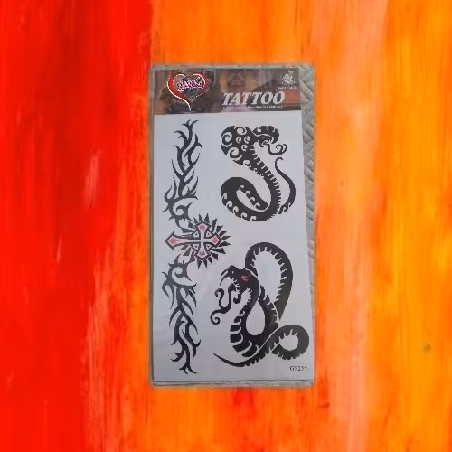 تتو موقت طرح افعی