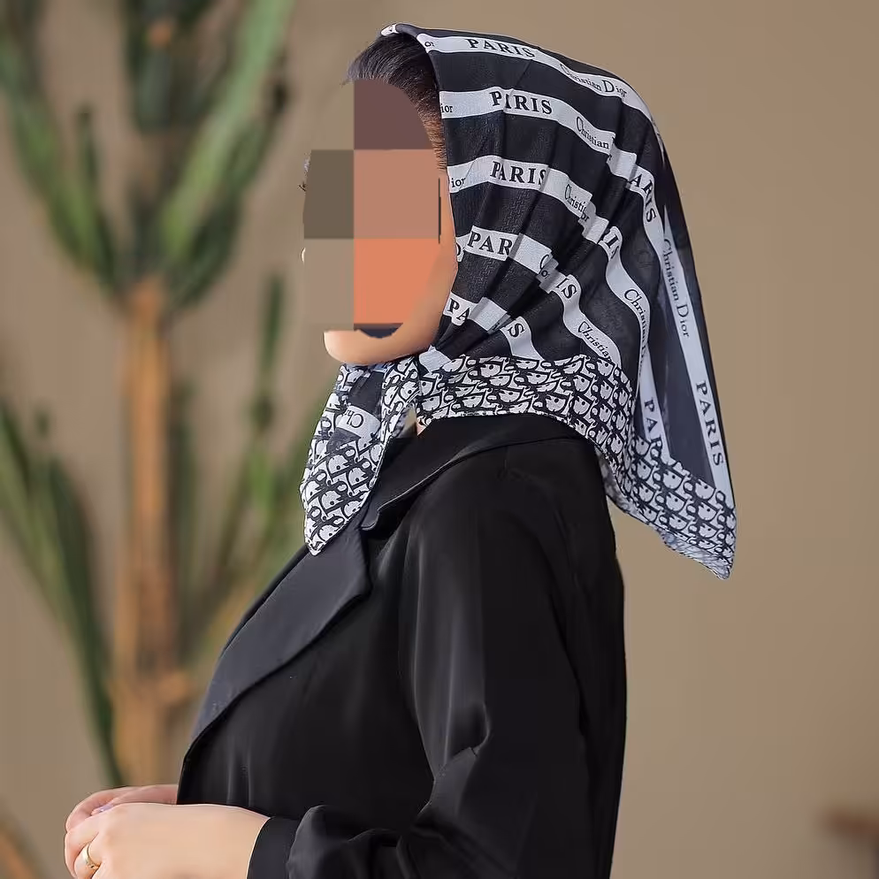 مینی اسکارف مجلسی شیک روسری قواره کوچک2