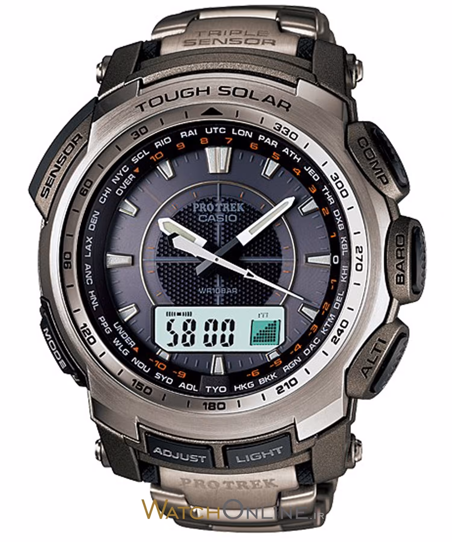 ساعت مچی مردانه کاسیو، زیرمجموعه PRO TREK, کد PRG-510T-7DR