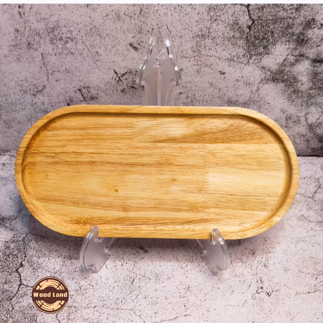 سینی بیضی چوبی کوچک