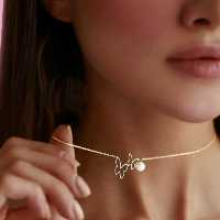 گردنبند طلا پروانه