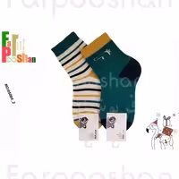 جوراب مدل تمساح مهربون کد2 -05084 بسته 2عددی
