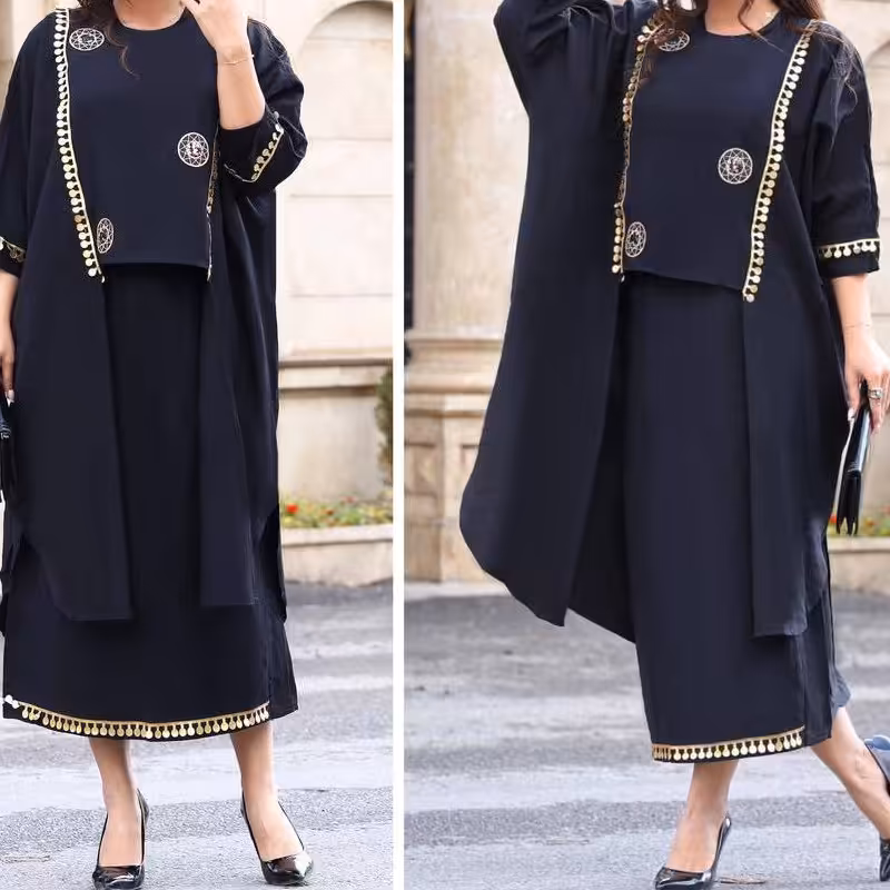 پیراهن  و دامن خلیجی 