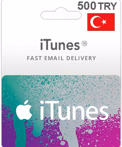 گیفت کارت آیتونز 500 لیر ترکیه