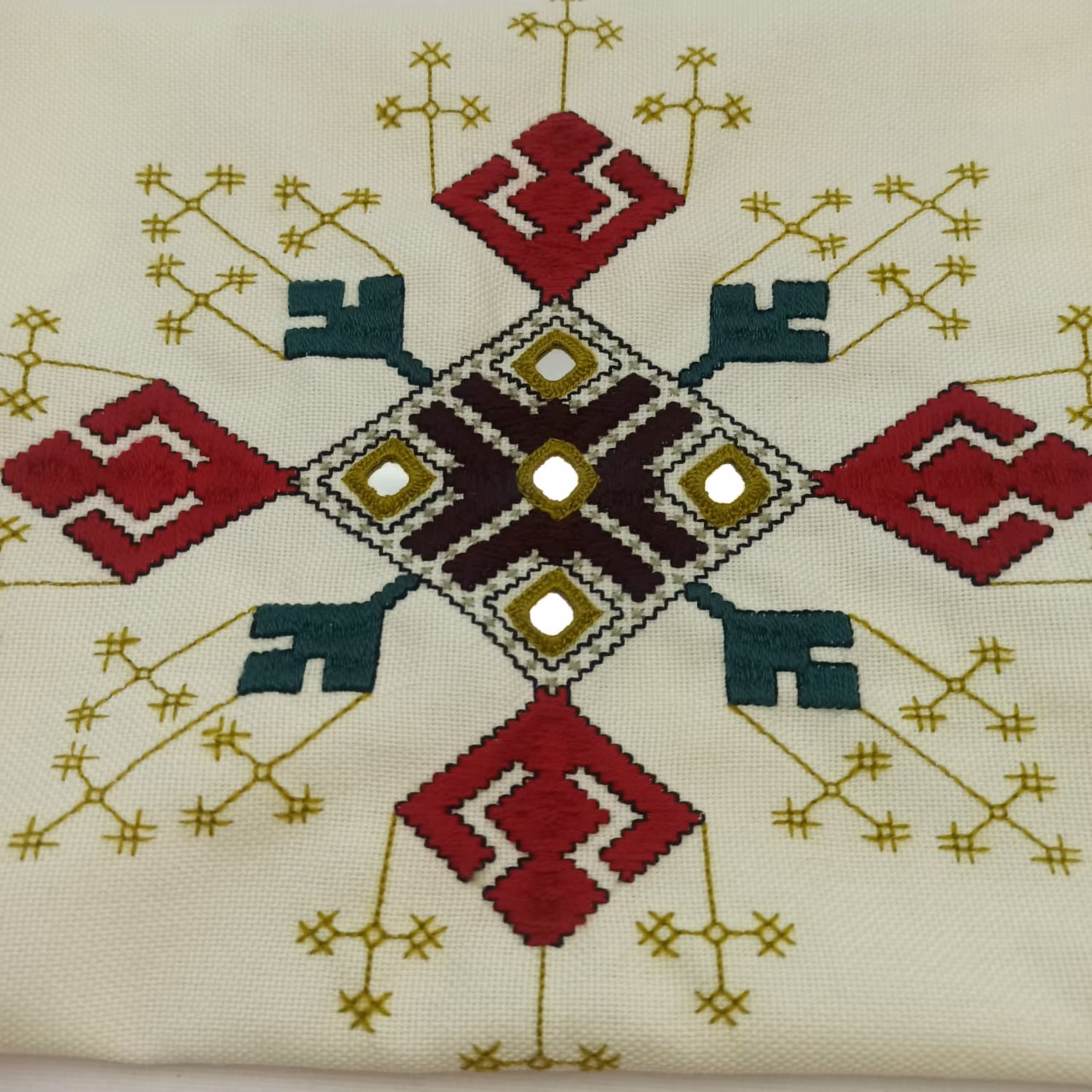 کاور کوسن سوزن دوزی فنوجی RFS00405غرفه روژنااک                                  