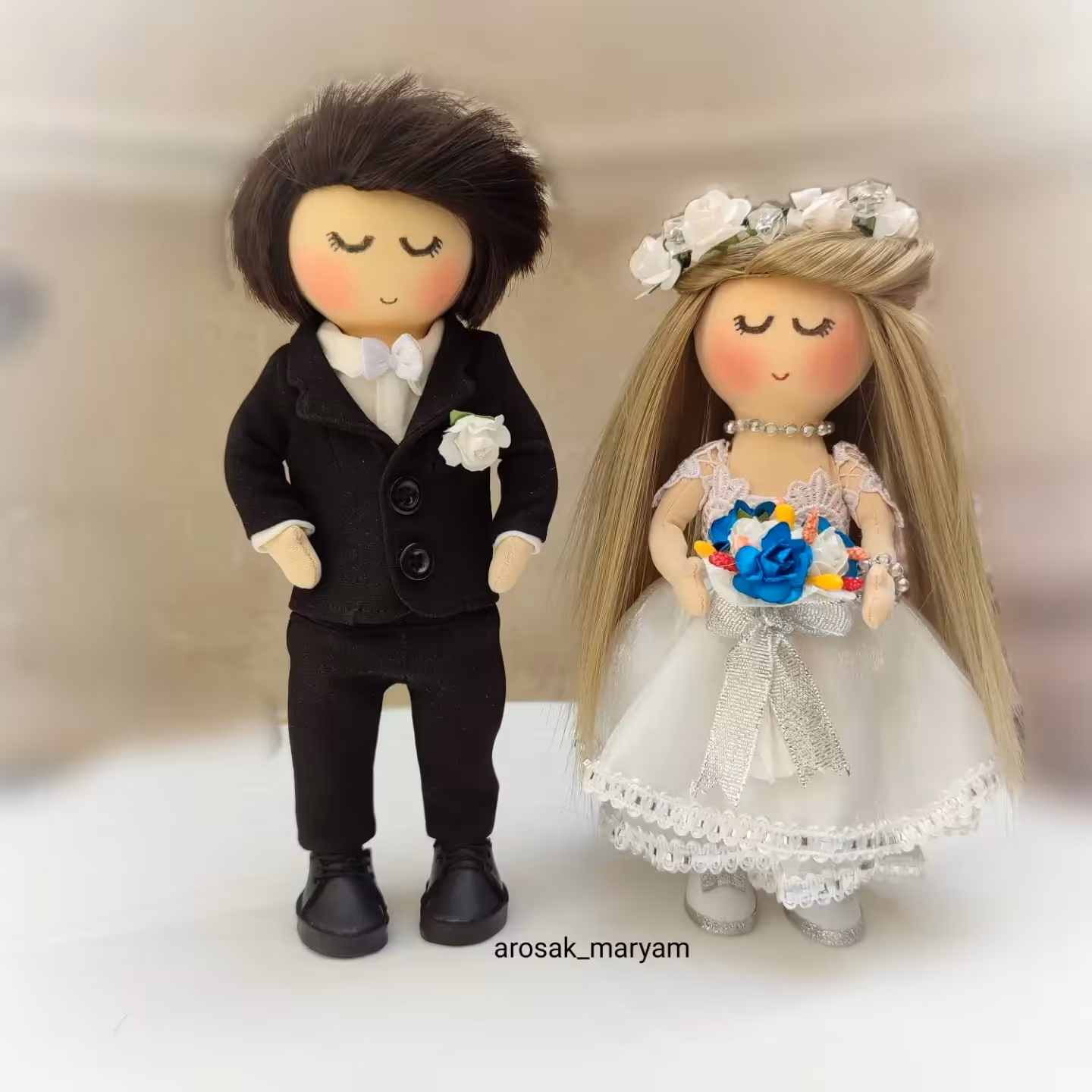 عروسک عروس و داماد ست