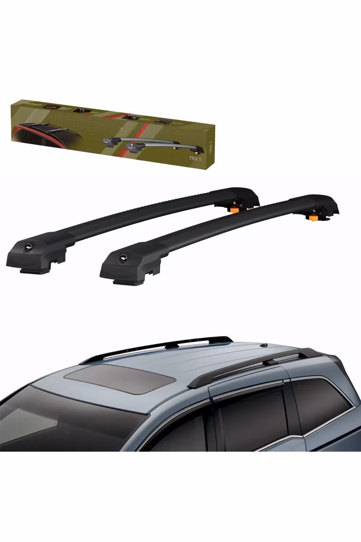 جعبه بار سقفی مشکی ISUZU D MAX RT50 2012 2015 TRX1 قفل حامل Thunder