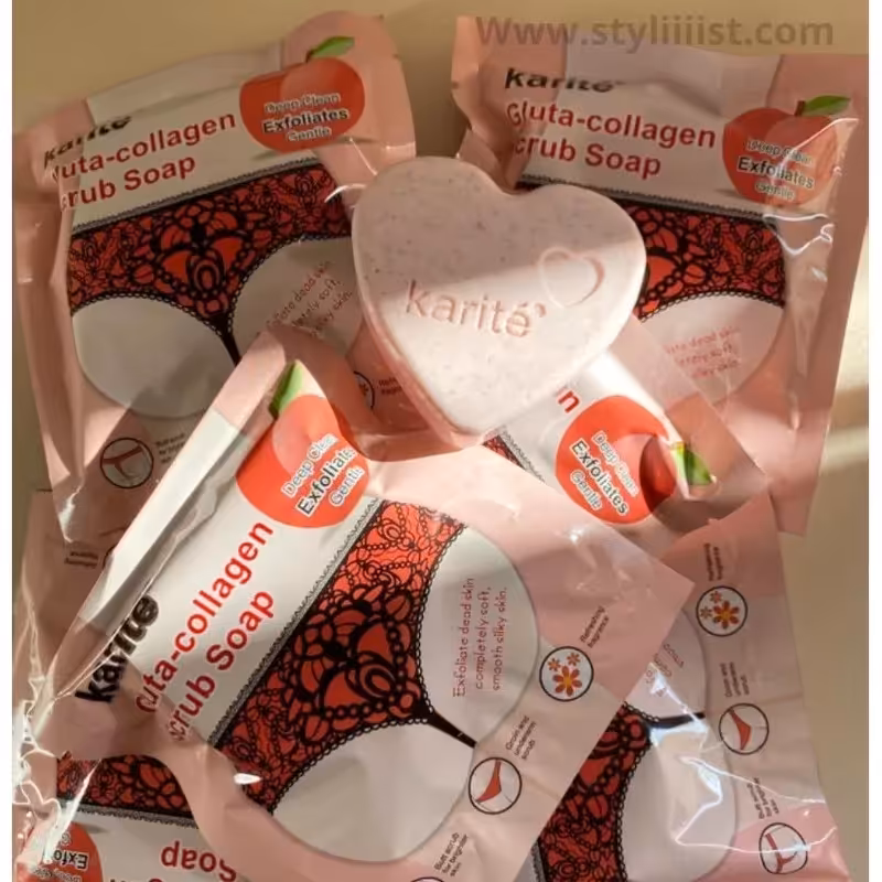 صابون اسکراب قلبی نواحی حساس کاریته روشن کننده 