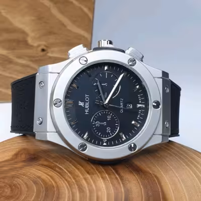ساعت هابلوت مردانه بند و صفحه مشکی