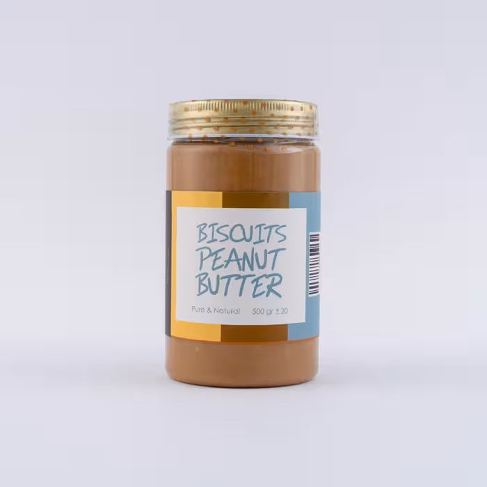 کره بادام زمینی بیسکوییت 500 گرم بسدین