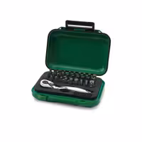 سری نوک پیچ گوشتی جور دسته جغجغه دار جعبه ای تاپ تول TOPTUL مدل GABW3103