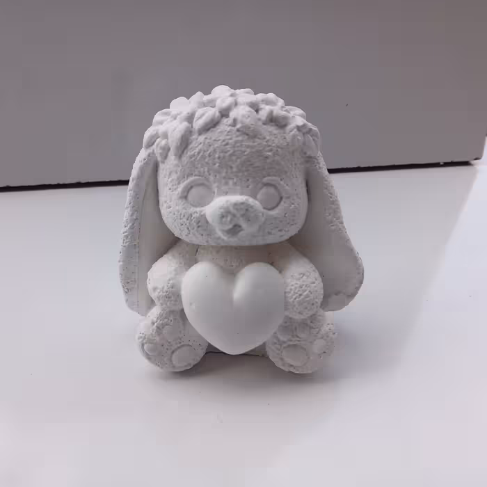 بیس خام خرگوش قلب به دست نداد سال 1402 خیلی خیلی جذاب جنس پودر سنگ هنری