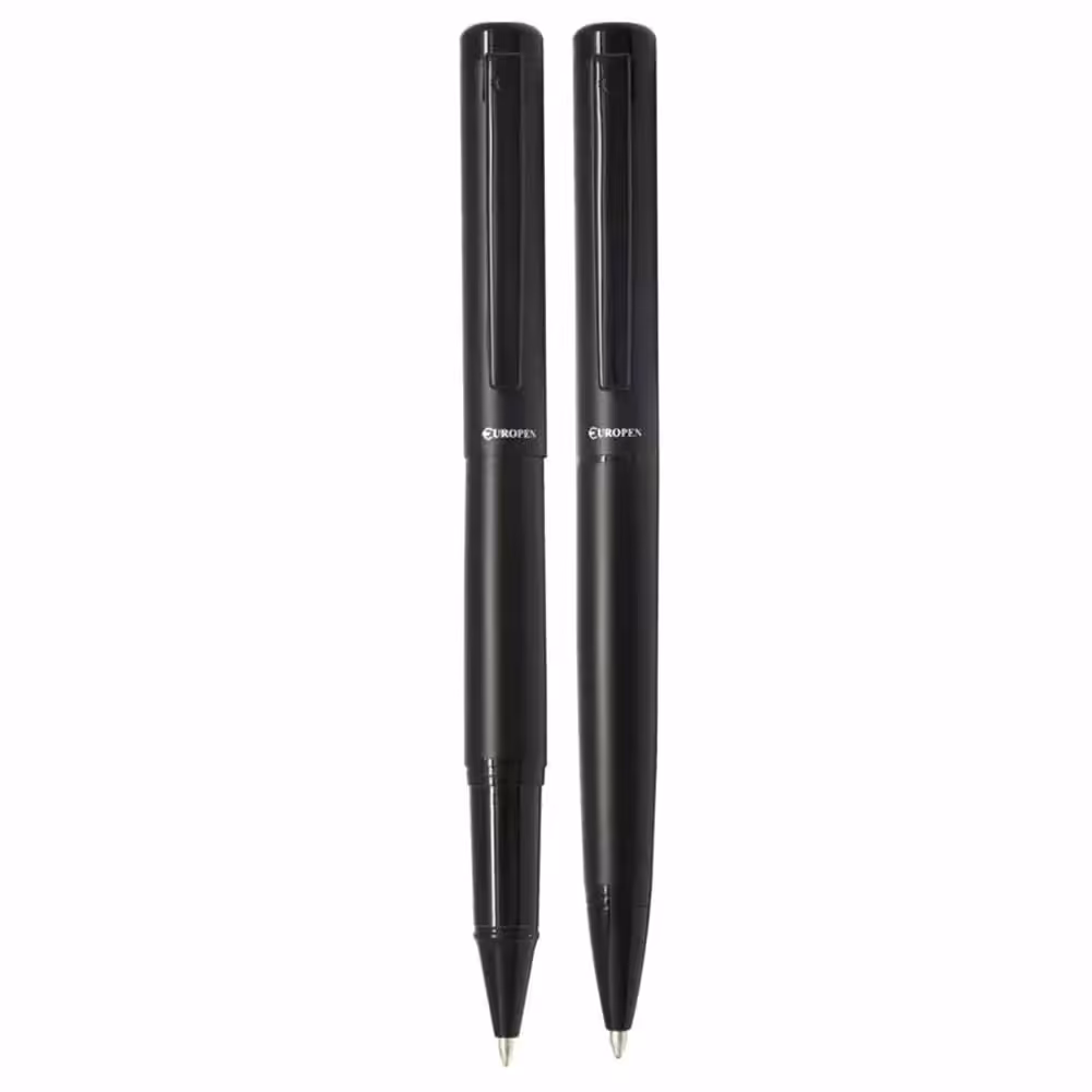 خرید ست خودکار و روان نویس یوروپن مدل EUROPEN SORT بدنه مشکی