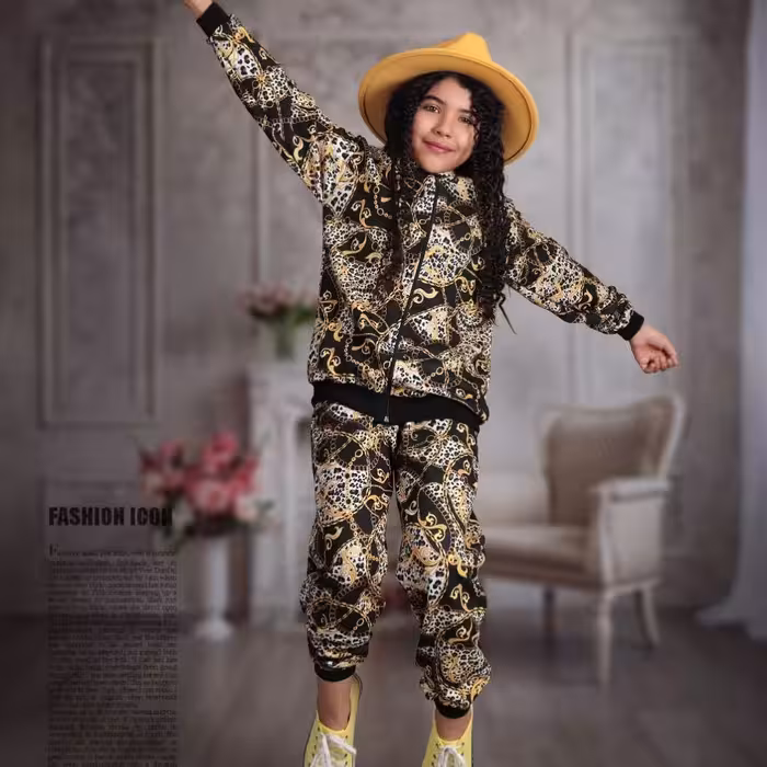 هودی زیپ دار و شلوار اسپرت