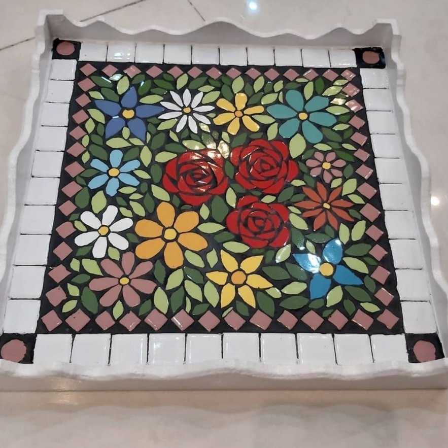 سینی موزاییکی