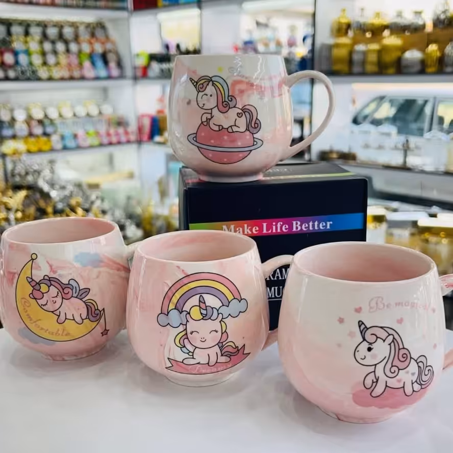 ماگ یونیکورن ابر و بادی