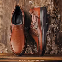 کفش اسپرت تمام چرم اصل گاوی راحتی و طبی مدل آرتا پسرانه و مردانه