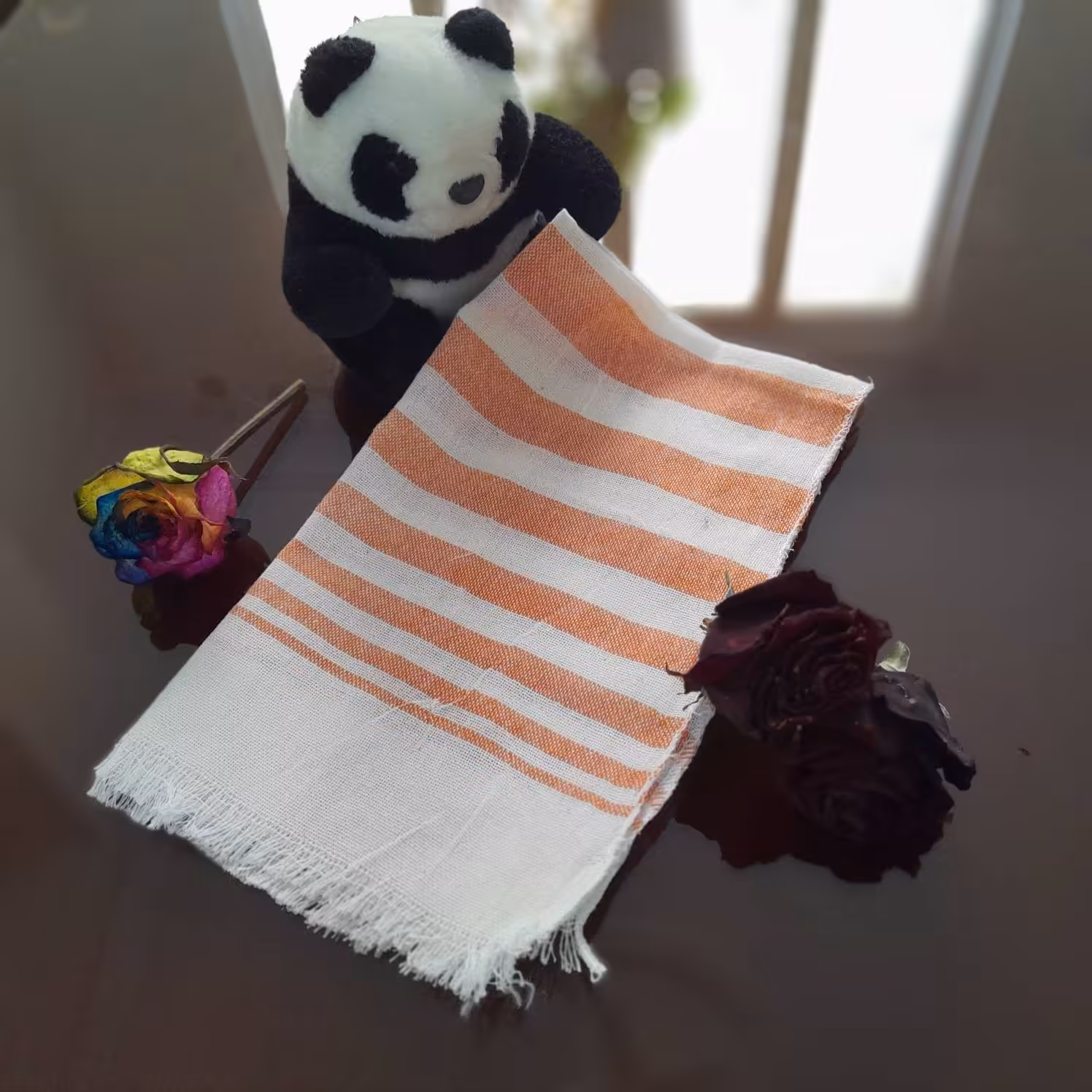 دستمال نخی جهت نظافت پاک کردن سفره و خشک کردن میوه بافت یزد