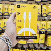 کابل سیلیکونی تایپ سی به لایتنینگ دو متری برند کی اف سنیور با شش ماه گارانتی TYPE-C to LIGHTNING Data Cable model iPT-22