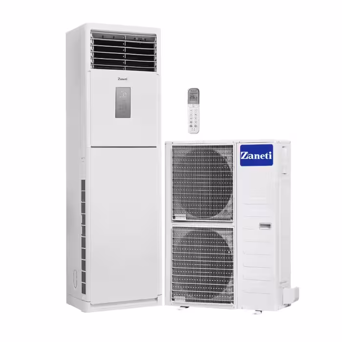 کولرگازی ایستاده روتاری تروپیکال دور ثابت زانتی 36000 مدل ZMFD-36HO3RAMA سرد و گرم