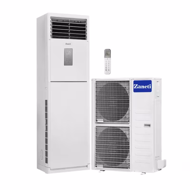 کولرگازی ایستاده روتاری تروپیکال دور ثابت زانتی 36000 مدل ZMFD-36HO3RAMA سرد و گرم