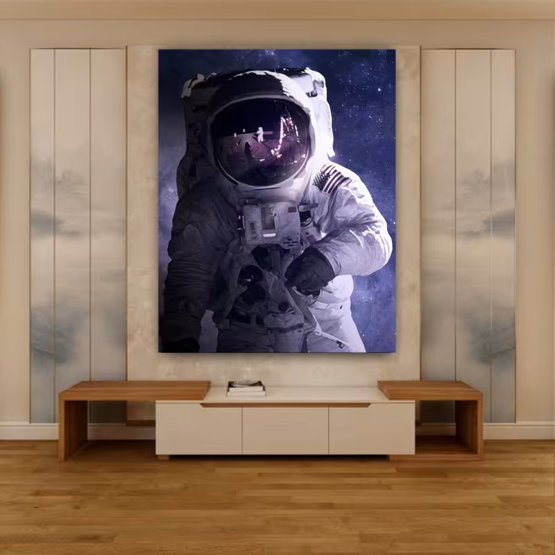 استیکر طرح فضانورد و کهکشان مدل SDA116