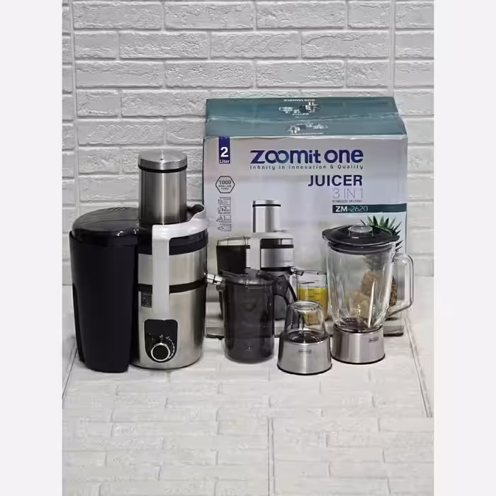 آبمیوه گیری 3 کاره 1000 وات واقعی زومیت وان