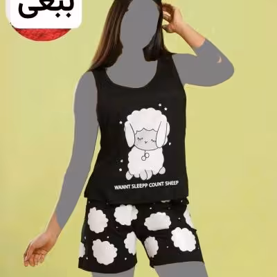 تاپ و شلوارک زنانه عکس دار