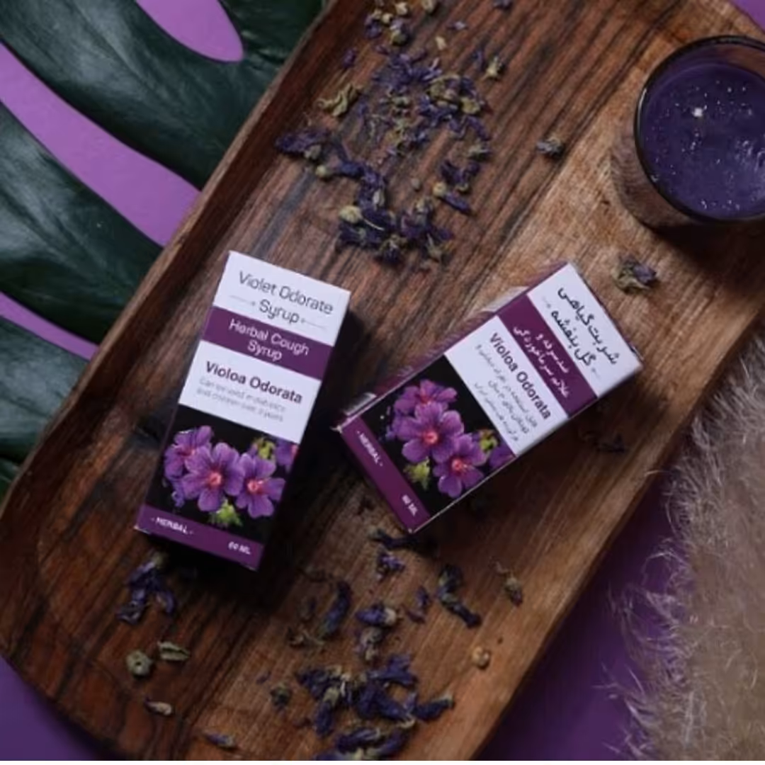 شربت گیاهی گل بنفشه 