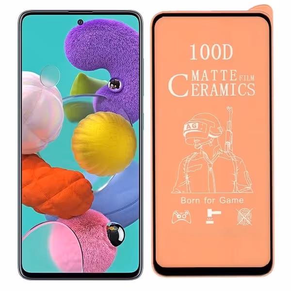 محافظ سرامیکی گیمینگ مات Samsung A51 Ceramic Matte Gaming