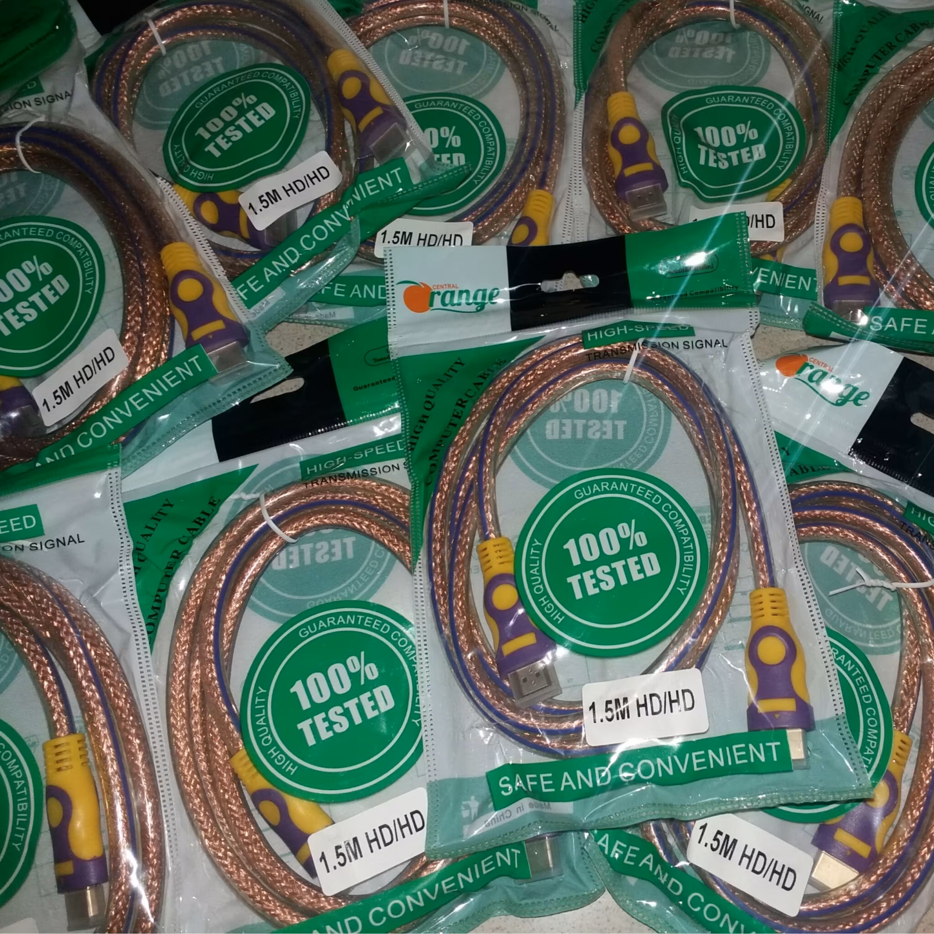 کابل HDMI (کابل hdmi) (کابل اچ دی ام ای) تمام مس واقعی کیفیت فوق العاده