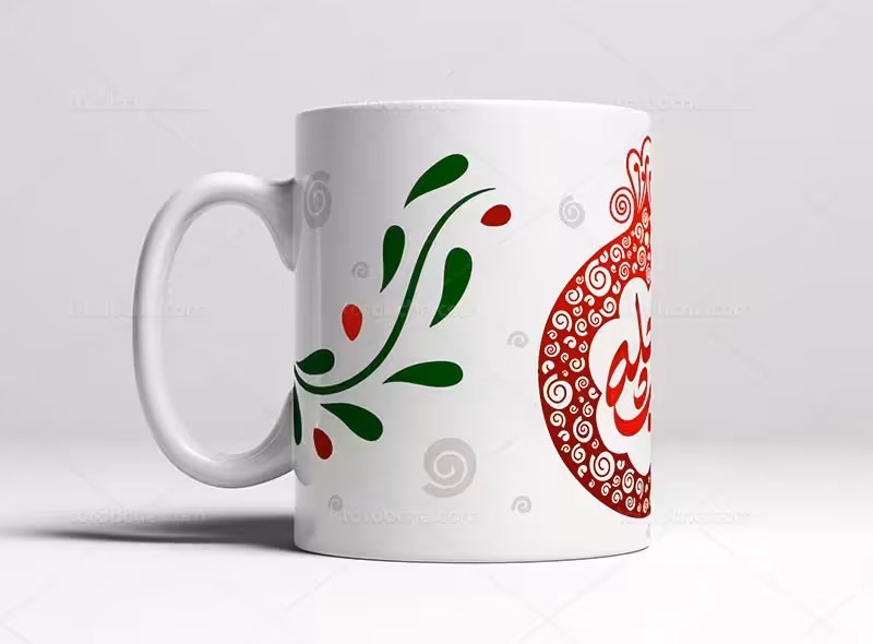 ماگ یلدا سنتی | گرافیک با طعم تربچه