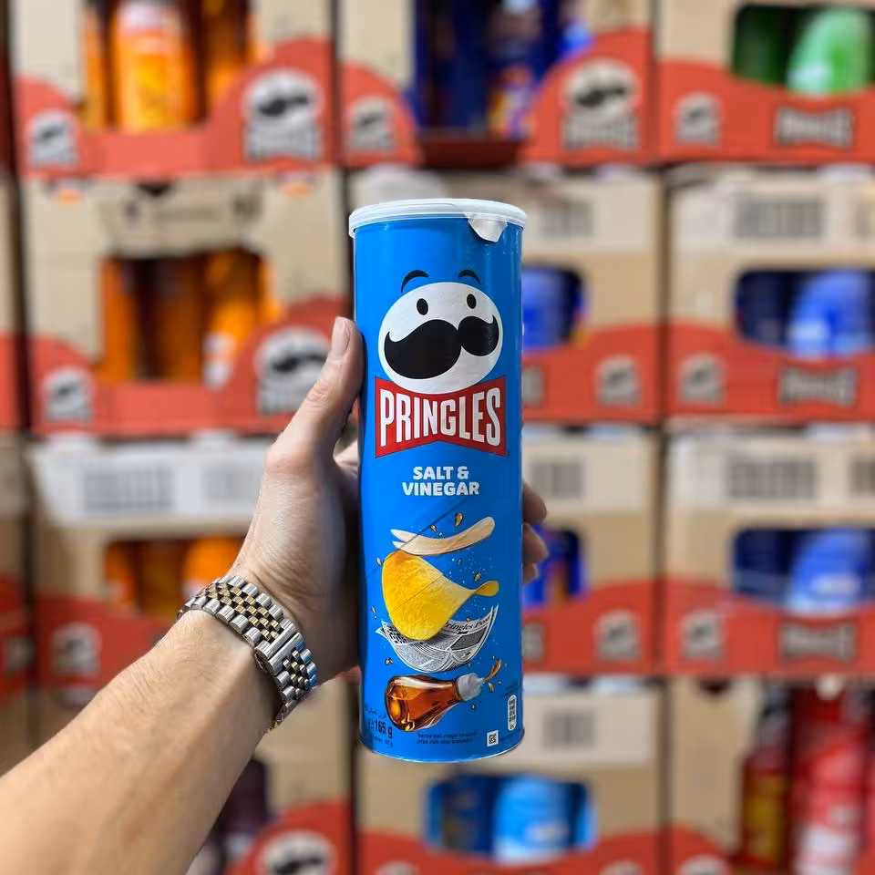 چیپس پرینگلز سرکه ای Pringles 