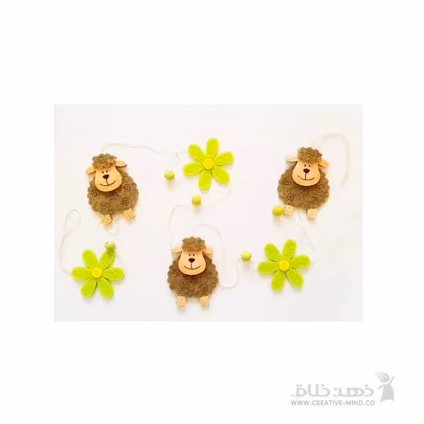 ریسه گوسفند و گل