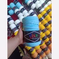 نخ تریکو فیروزه ای مارک دیوا کلاف 435 گرمی با ضخامت یکدست