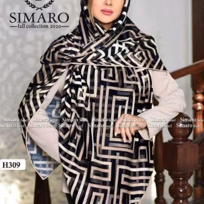 روسری نخی دست دوز قواره 140