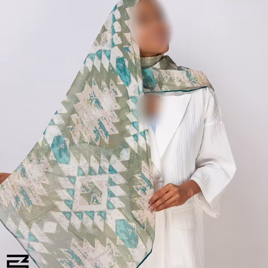 روسری حریر نخ خنک سبک