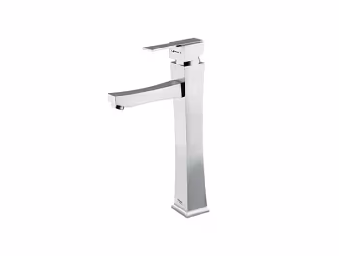 شیر روشویی پایه بلند شودر مدل ایمپرو کروم مات