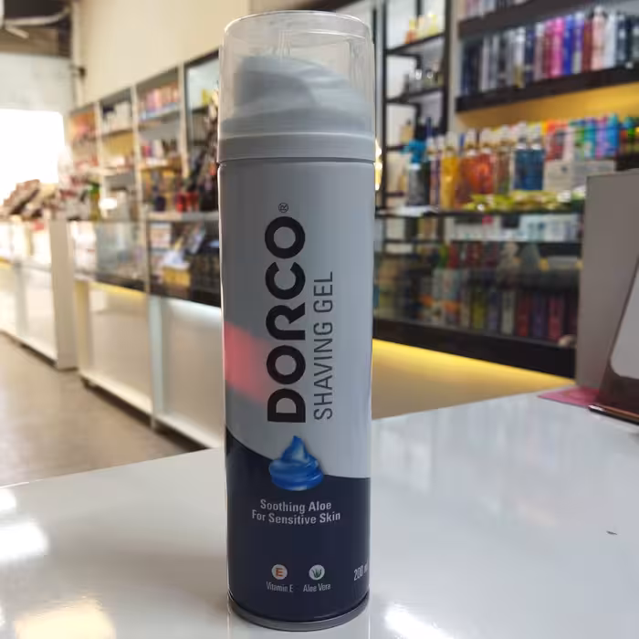 ژل اصلاح ریش دورکو مناسب پوستهای حساس حجم 200 میل     