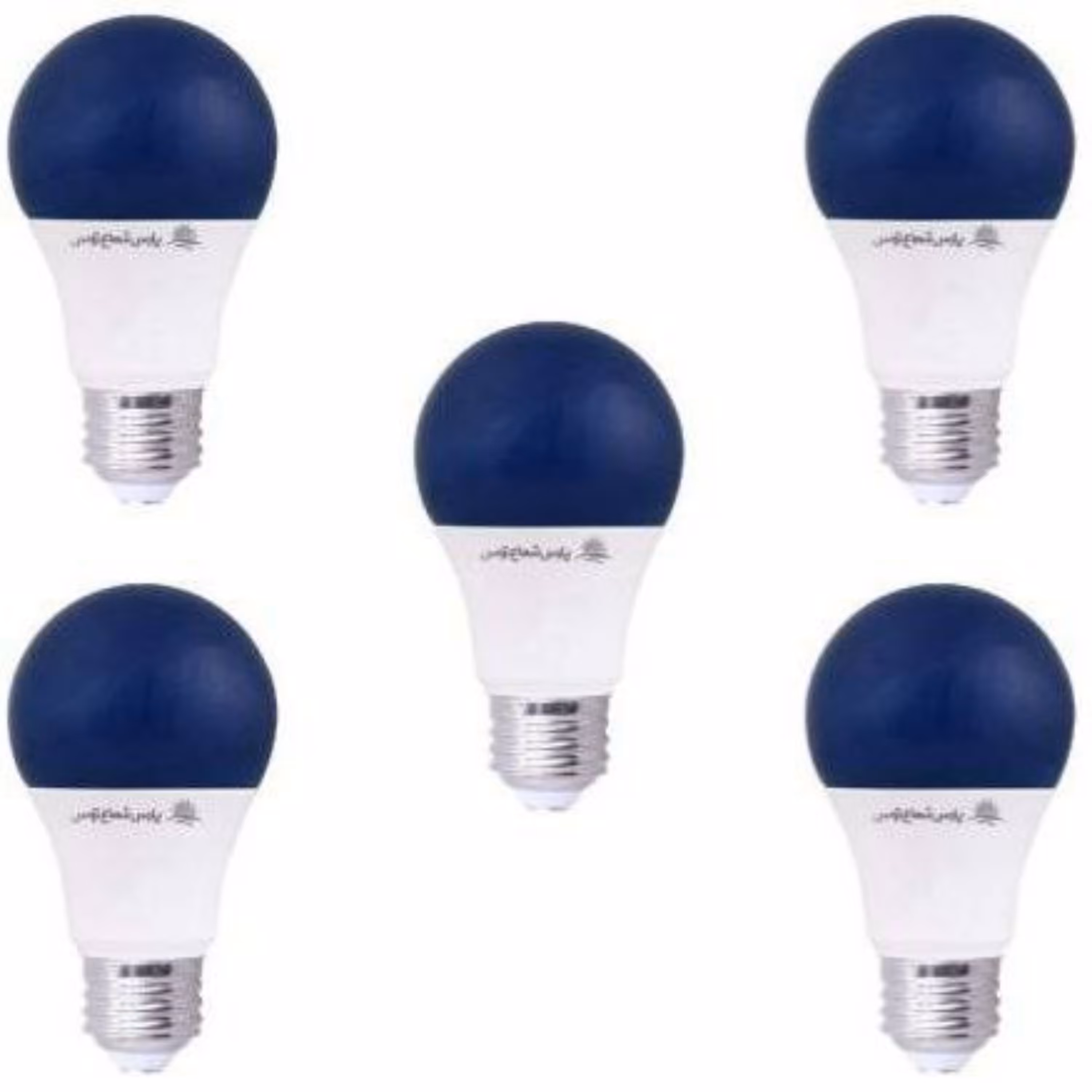 لامپ ال ای دی 9 وات پارس شعاع توس پایه E27 بسته 5 عددی آبی