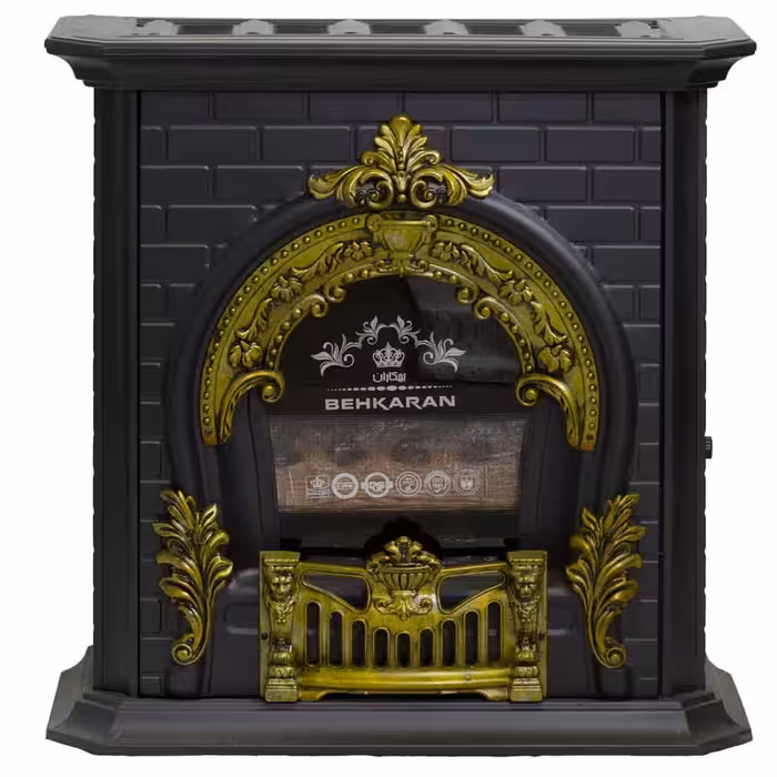 بخاری گازی بهکاران طرح شومینه مدل پرنس28000 (ارسال رایگان)