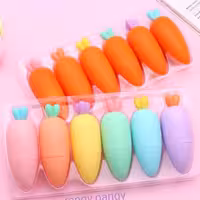 ماژیک هایلایتر طرح هویج  رنگی 6رنگ