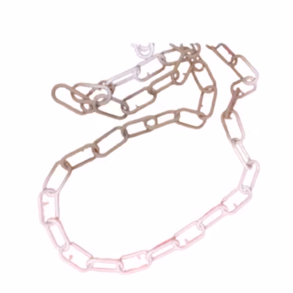 زنجیر پلاستیکی سفید یک متری