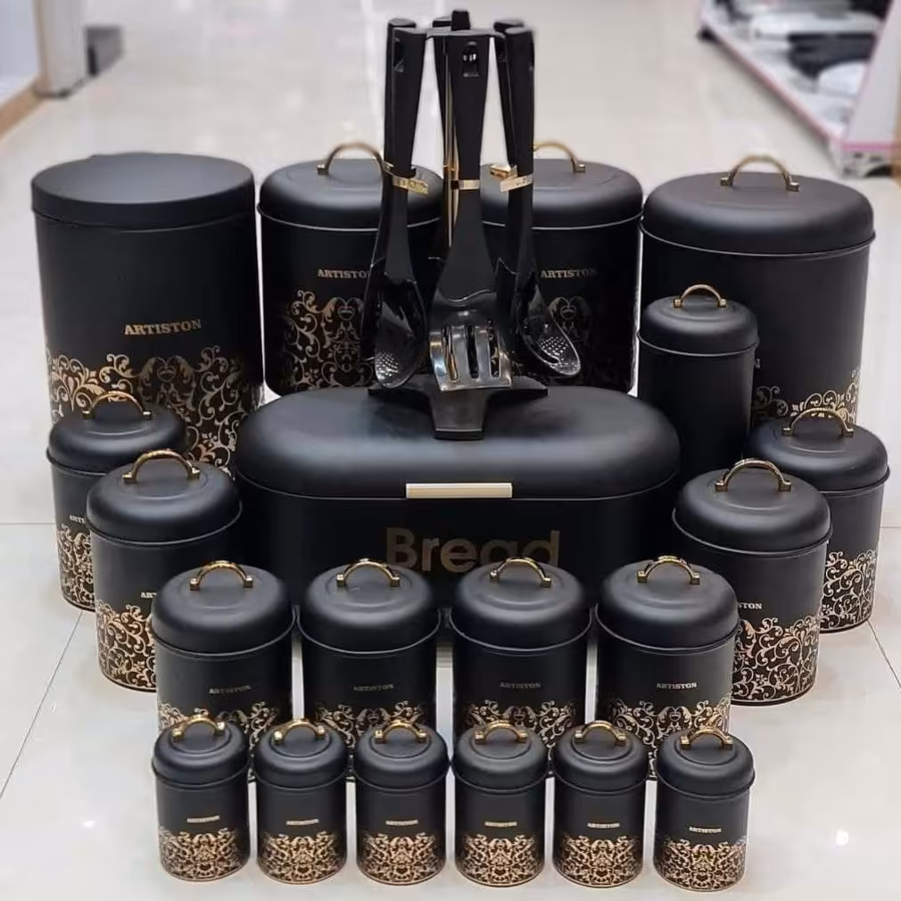 سرویس آشپزخانه 27 پارچه آرتیستون در 5رنگ و دو مدل بنجامین و ماربل(هزینه ی ارسال به صورت پس کرایه)