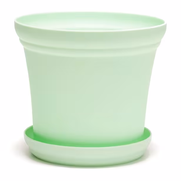 گلدان پلاستیکی گل آذین قطر دهانه 10 سانتیمتر در 8 رنگ