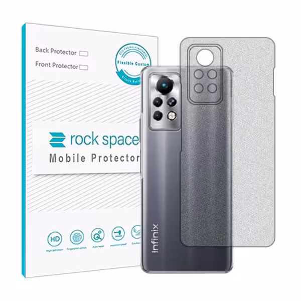 گلس محافظ پشت گوشی اینفینیکس Note 11 Pro مدل نانو هیدروژل مات برند راک اسپیس کد 18169M