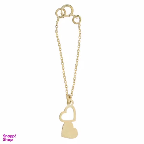 آویز ساعت طلا 18 عیار زنانه شمیم گلد گالری طرح قلب کد SG522