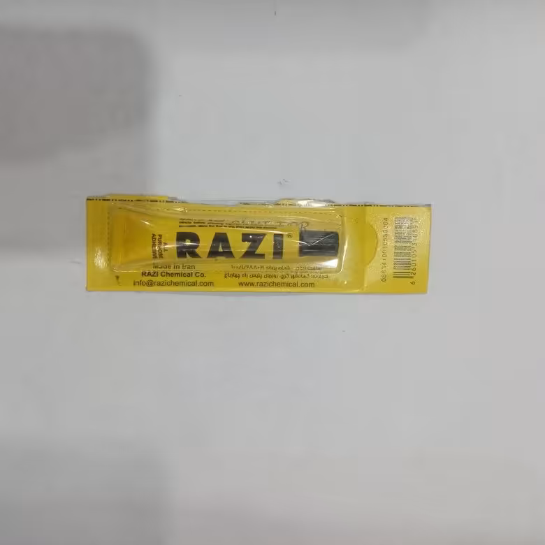 چسب همه کاره بلیستر تیوپی 8 سی سی رازی 