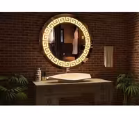 اینه بک لایت قطر 70 سانتی تاچلس  مدل ورساچ