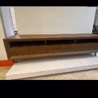 میز تلویزیون ام دی اف گردویی استار